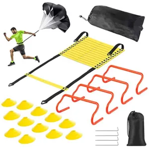 مجموعة تدريب خفة الحركة السريعة, مجموعة . Speed Agility Training Set, Cones Set