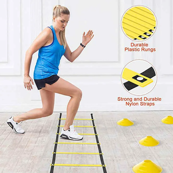 مجموعة تدريب خفة الحركة السريعة, مجموعة . Speed Agility Training Set, Cones Set