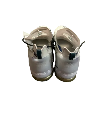 Aaron Henry Michigan State Basketball Player Exclusive Signed Game Worn Shoes (Size 15) - Photo Matched