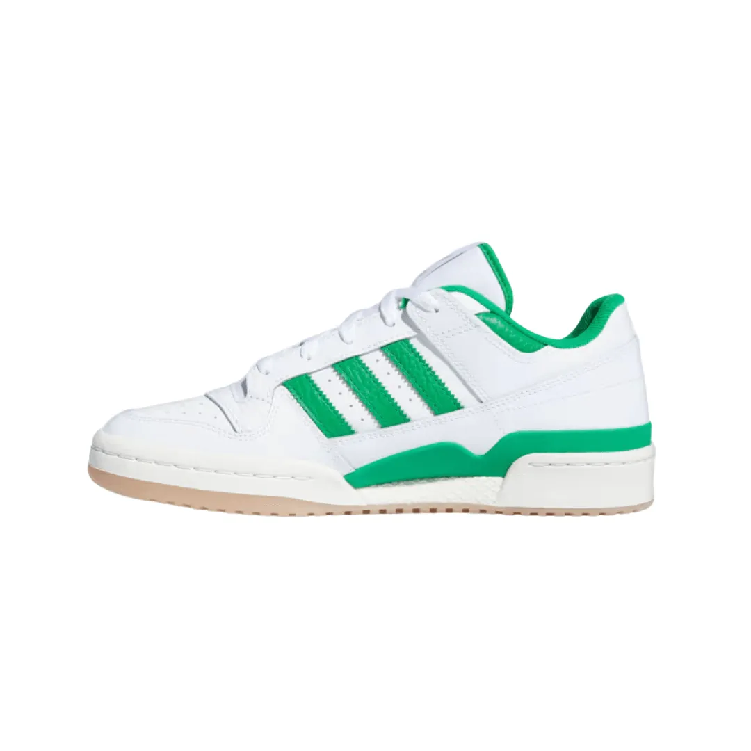 Adidas - Forum Low CL Shoes -Cloud White / Green / Cloud White