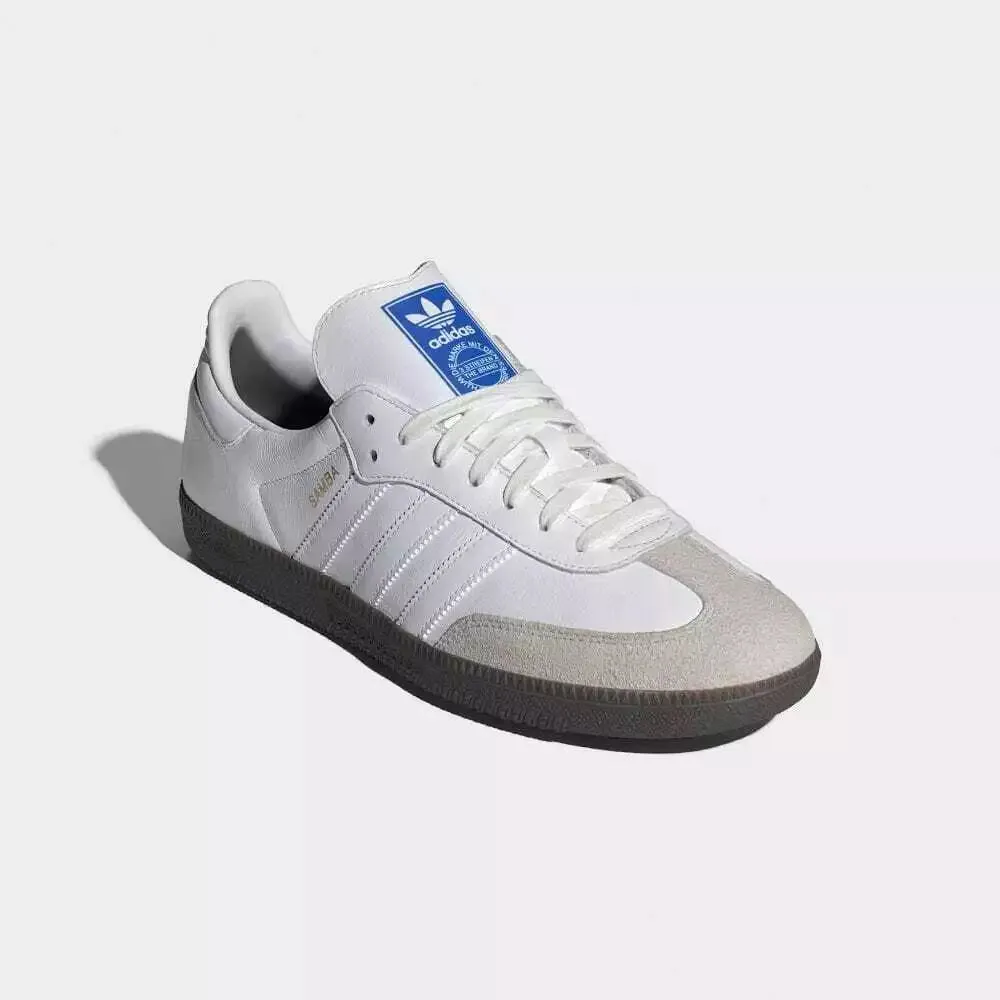 Adidas Men's Samba OG Shoes - Cloud White / Gum