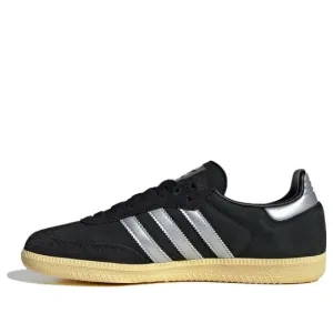 Adidas Womens Samba OG Black Matte Silver Size 7.5