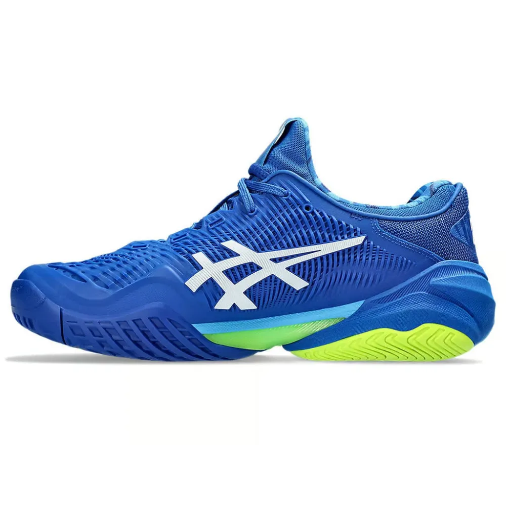 ASICS Men's Court FF 3 Novak Tennis Shoe (Tuna Blue/White)