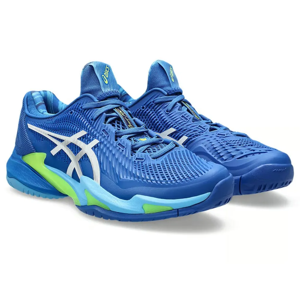 ASICS Men's Court FF 3 Novak Tennis Shoe (Tuna Blue/White)