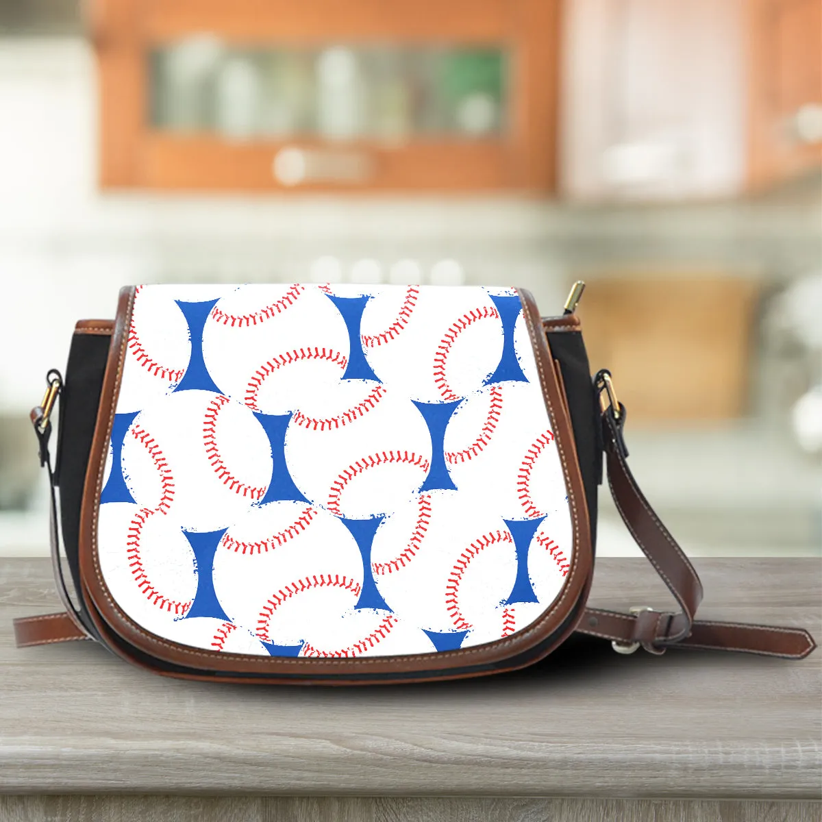Baseball Love Saddle Bag