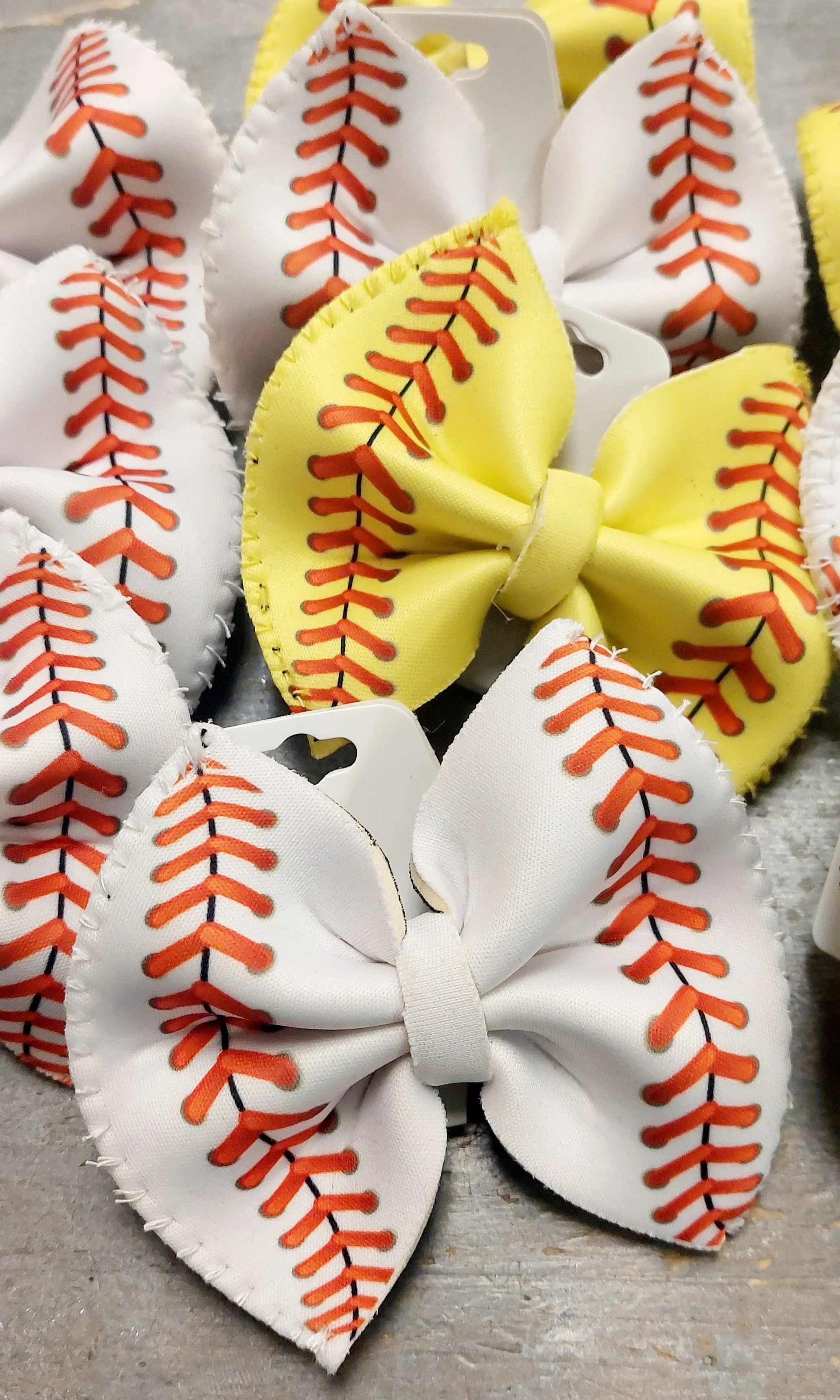 Baseball or softball hairbows