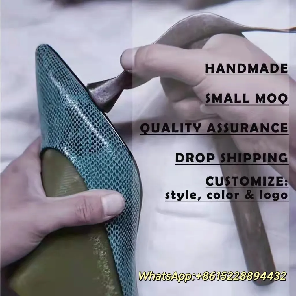 Best Quality Denim Upper High Heel Shoes