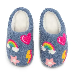 Blue Icon Slippers