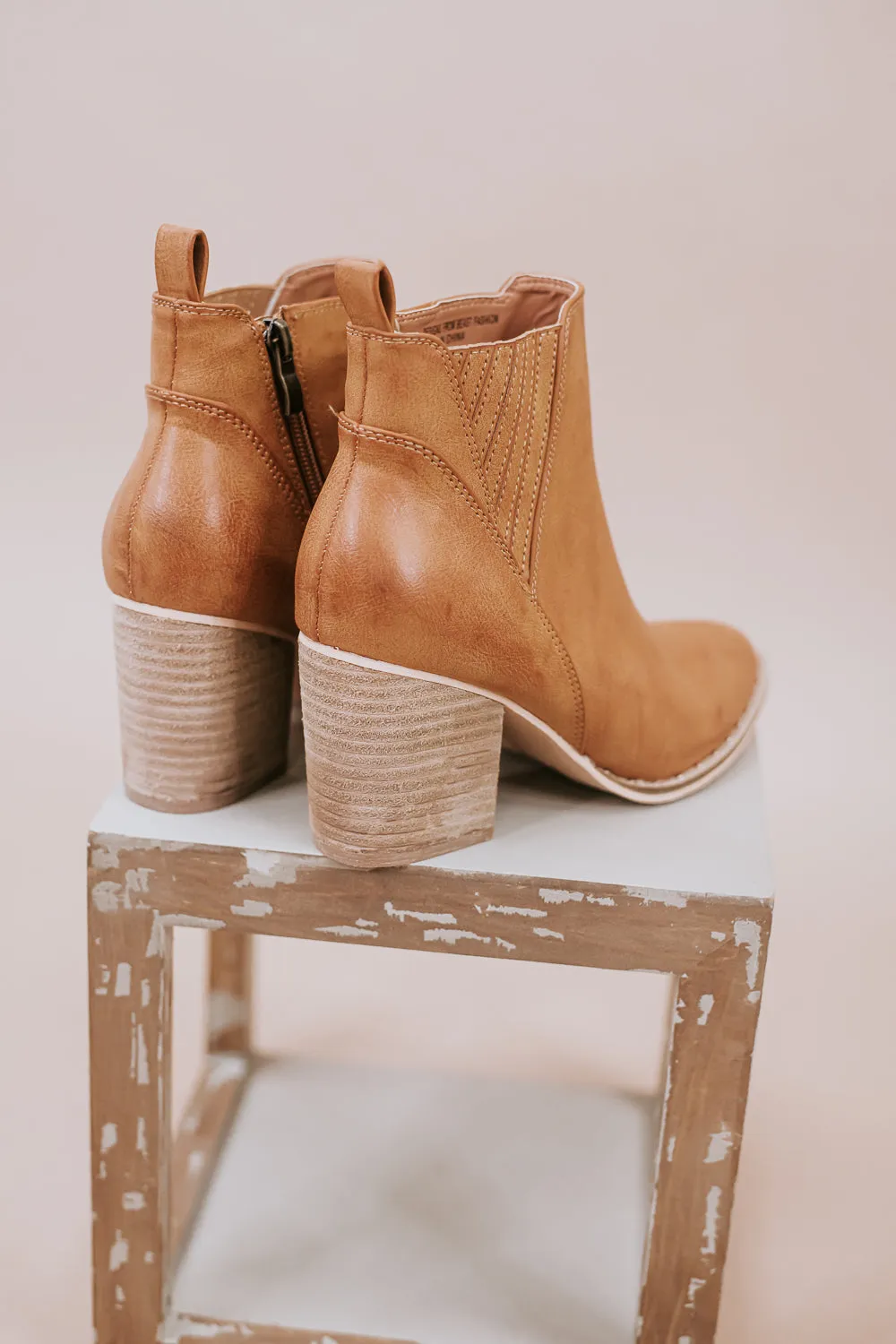 Change Of Pace Bootie, Camel