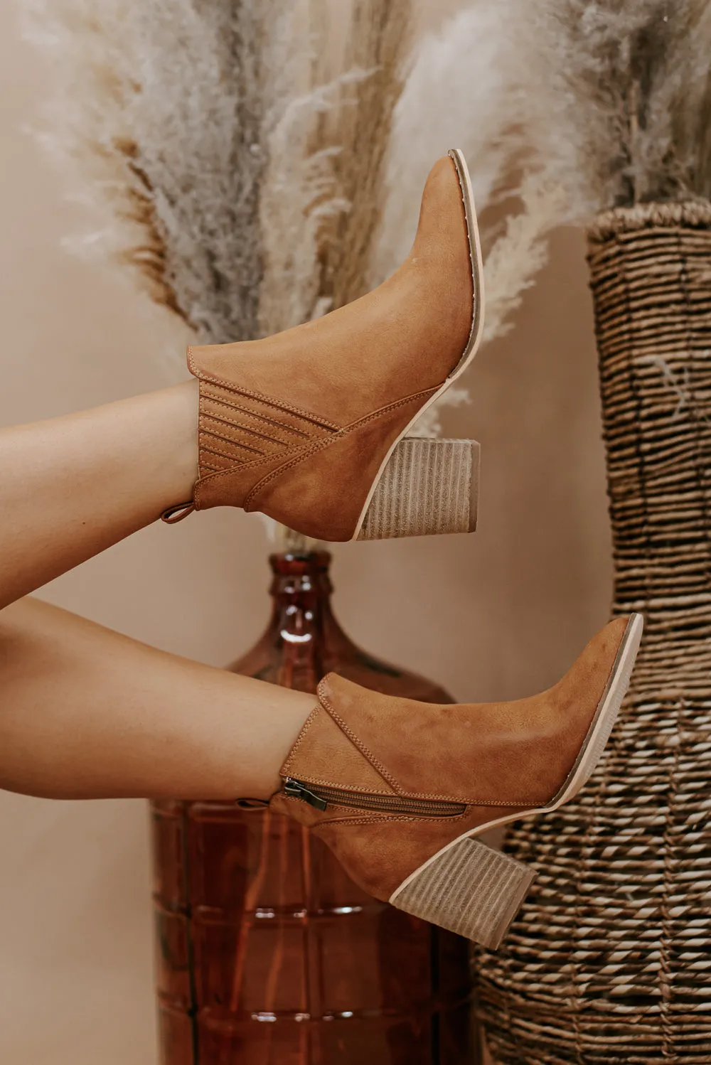 Change Of Pace Bootie, Camel