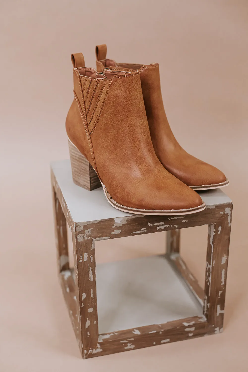 Change Of Pace Bootie, Camel