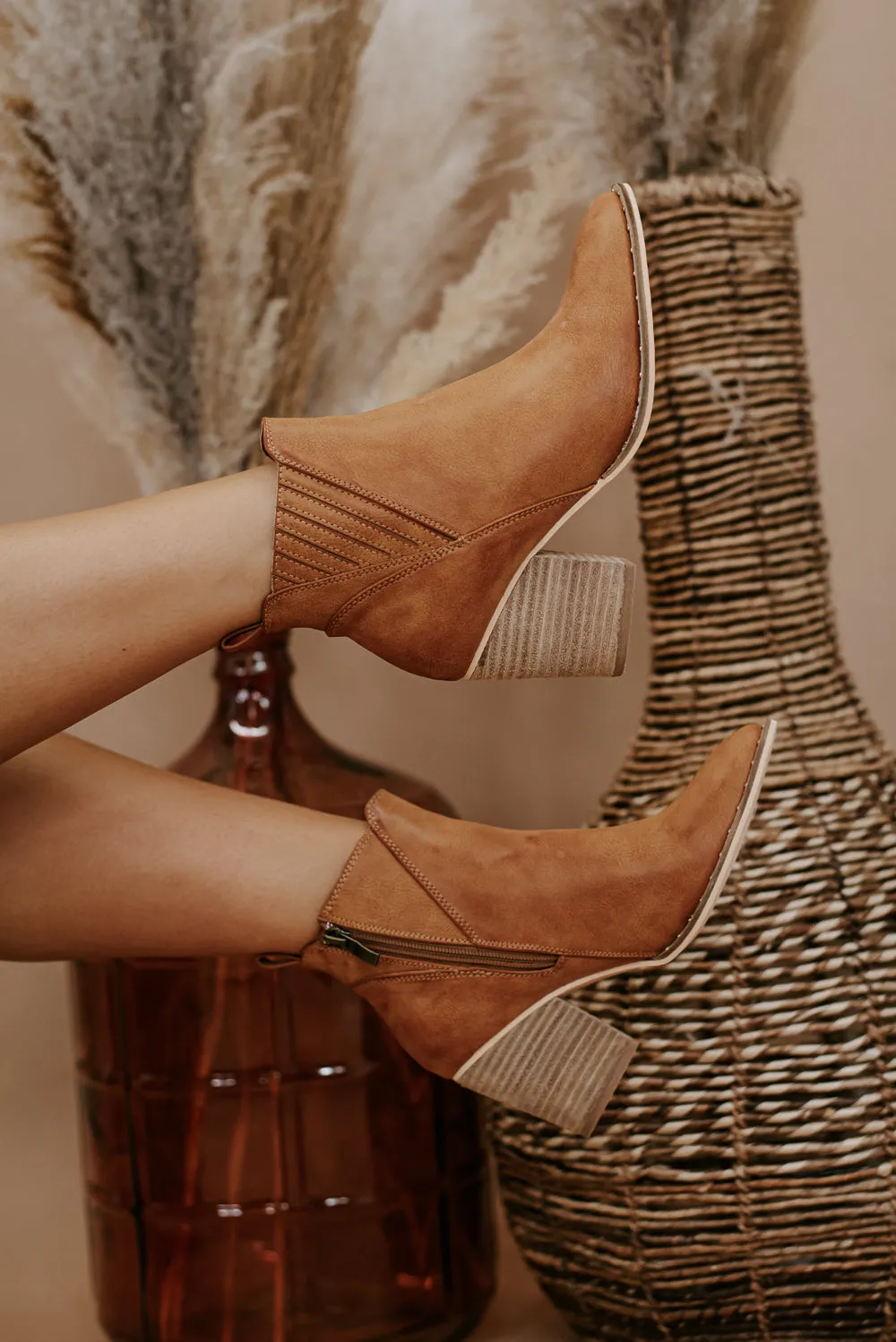 Change Of Pace Bootie, Camel