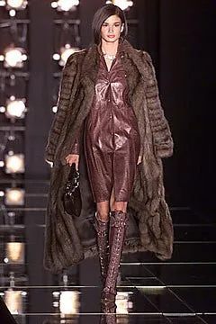 Christian Dior - Burgundy Ostrich Lace Up Boots - IT 38 1/2