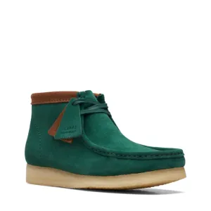 Clarks Originals Wallabee Boot Men's Dark Green Suede 26172249