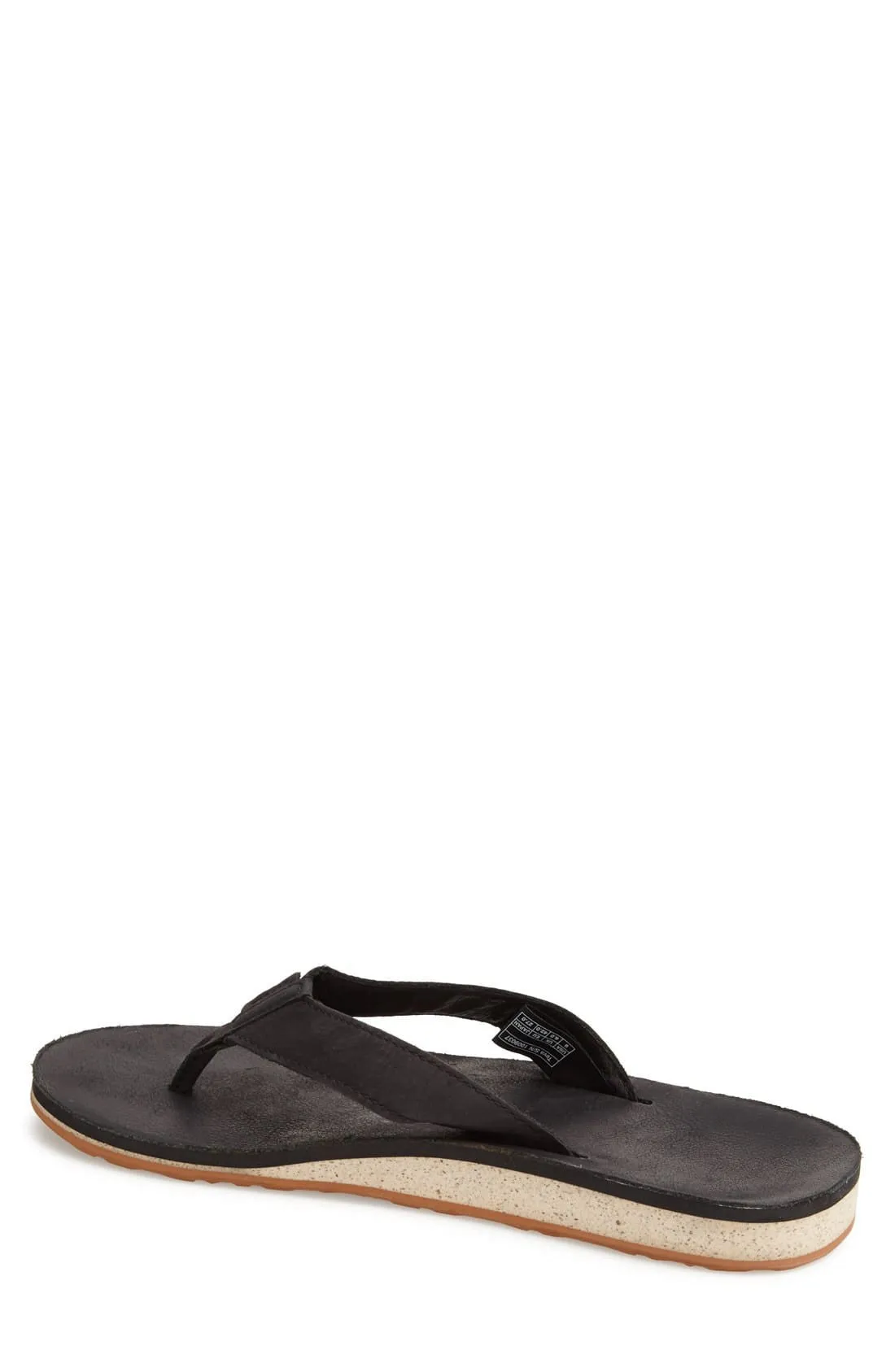 'Classic Flip' Leather Flip Flop (Men)