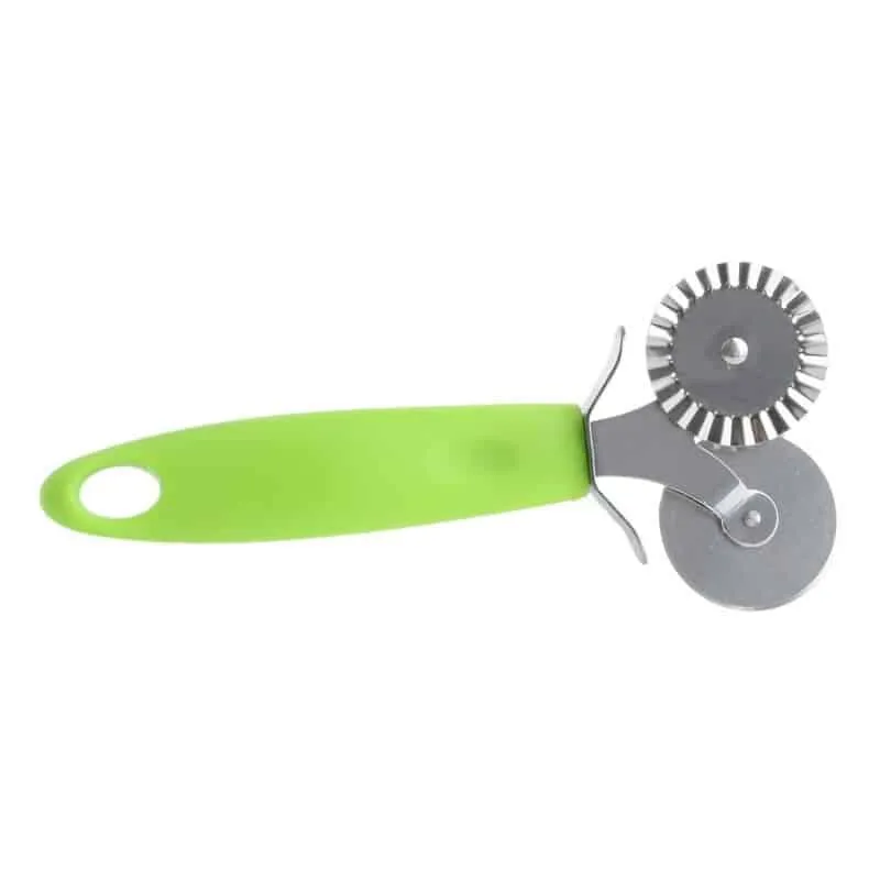 Convenient Eco-Friendly Stainless Steel Double Pizza Cutter