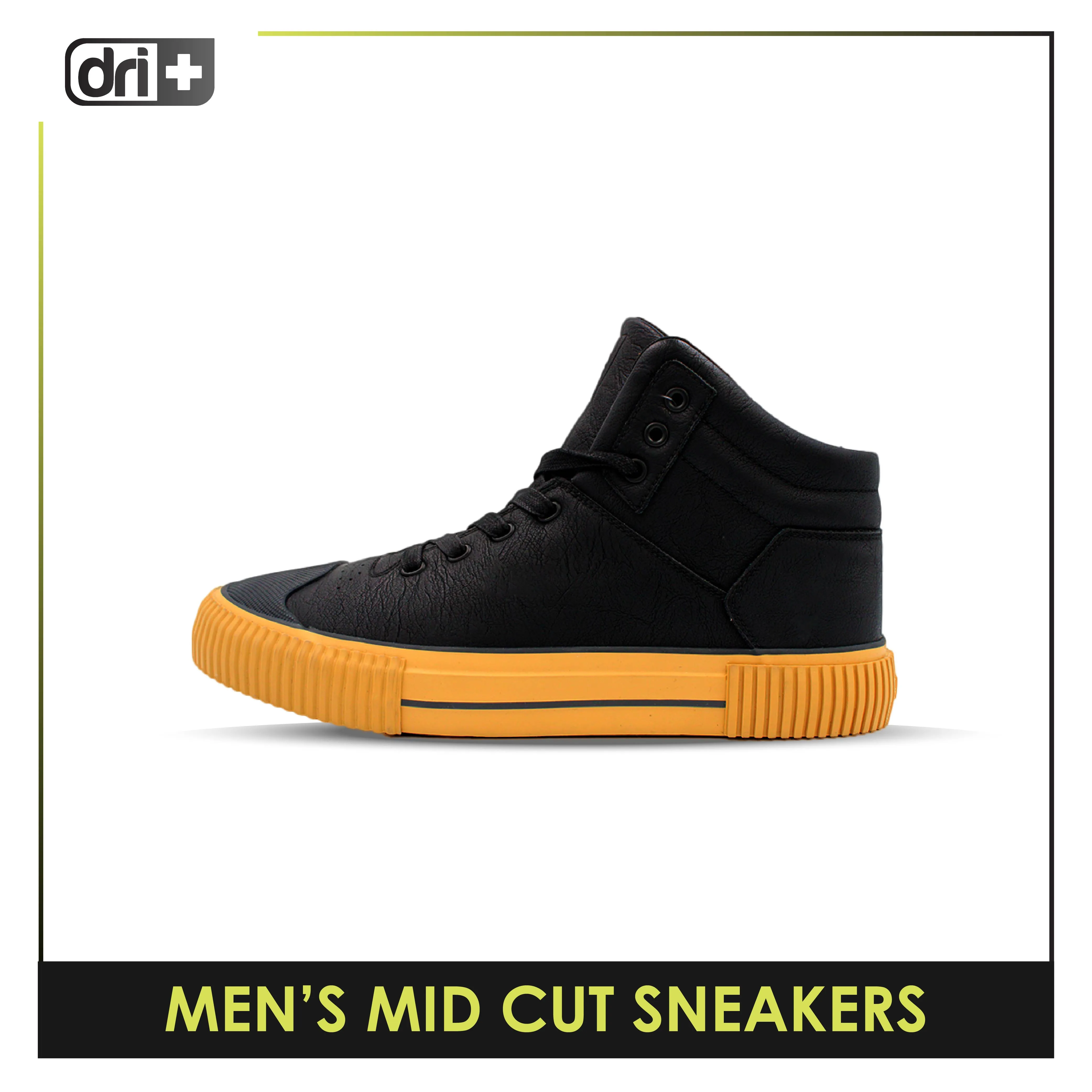 Dri Plus Men’s DRI RIDE Urban Leather Mid Cut Sneaker Shoes HDMH3403