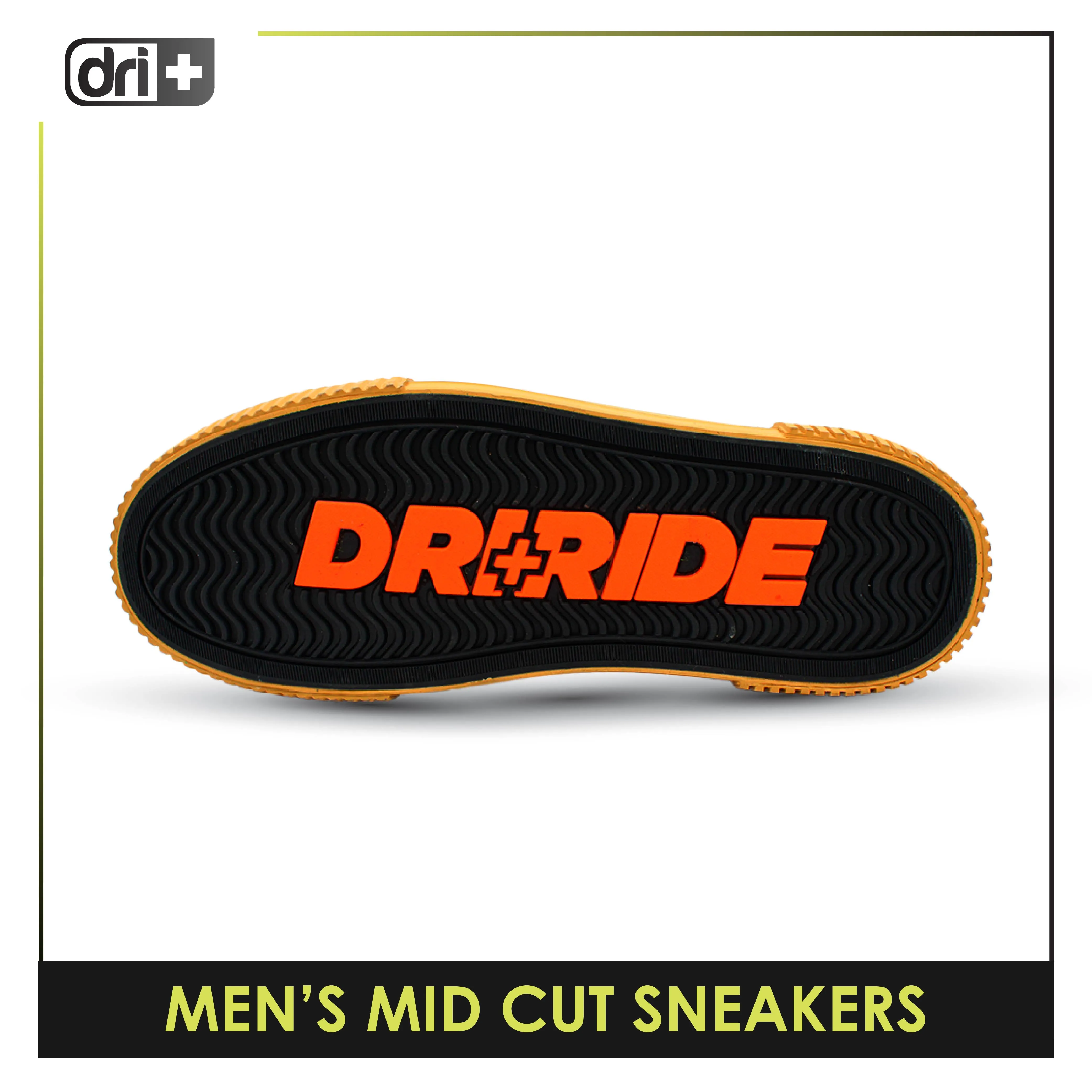 Dri Plus Men’s DRI RIDE Urban Leather Mid Cut Sneaker Shoes HDMH3403