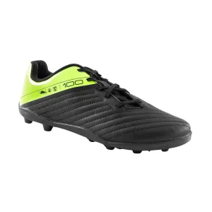 Hard Ground Kid's Football Boots Agility 100 - Black/Yellow