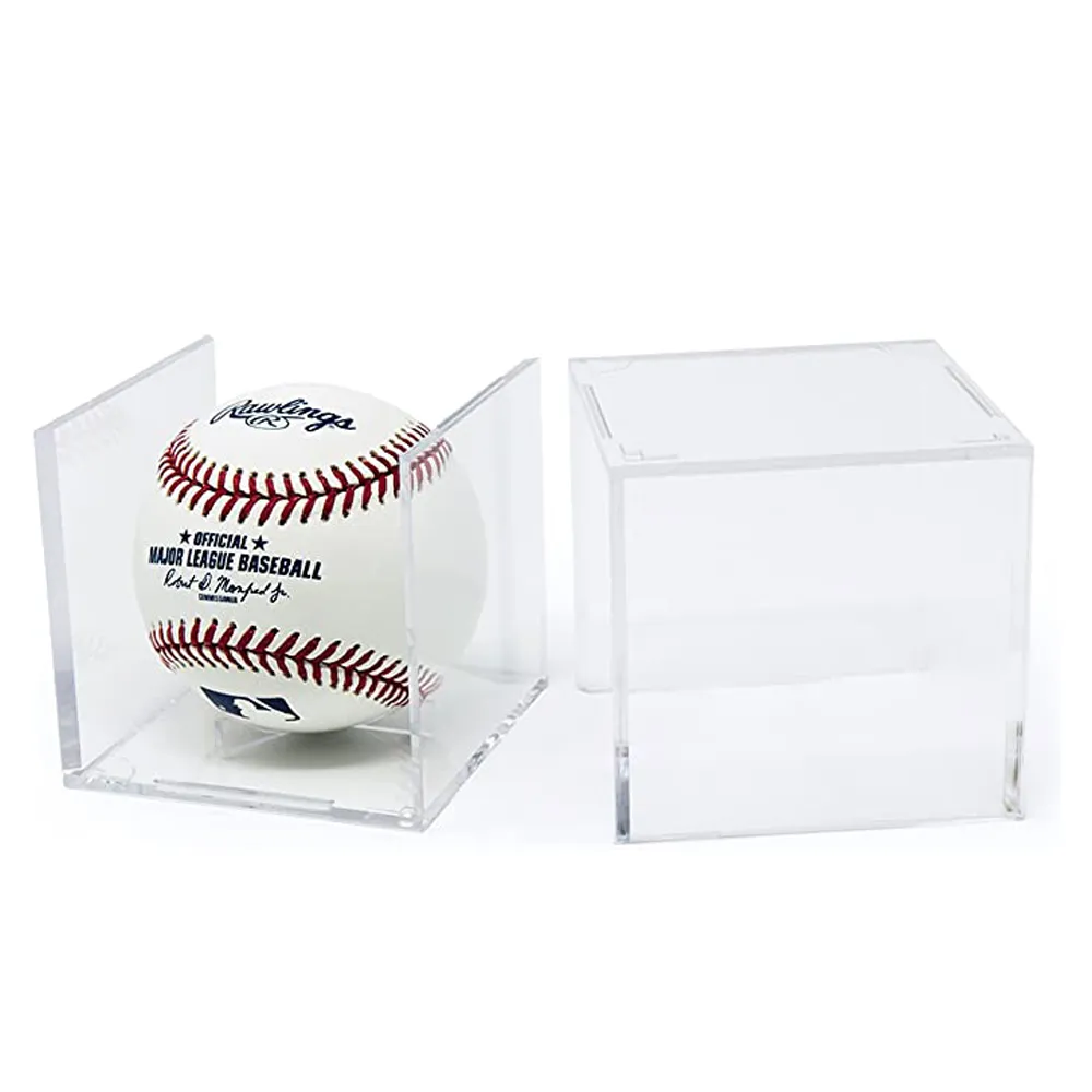 Indianapolis Indians Original BALLQUBE UV Grandstand Baseball Display Case