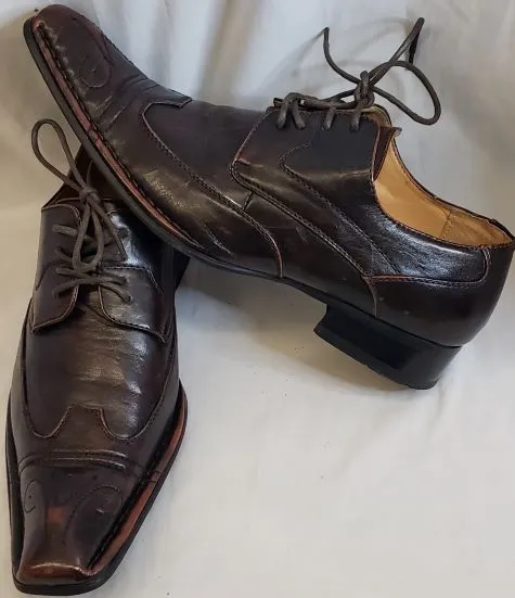 Khaza -- Men's Dress Oxford -- Brown