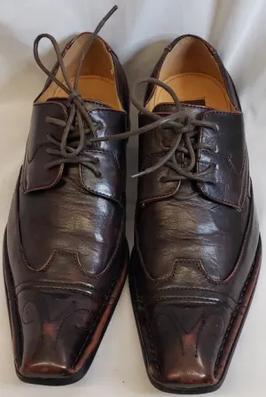 Khaza -- Men's Dress Oxford -- Brown