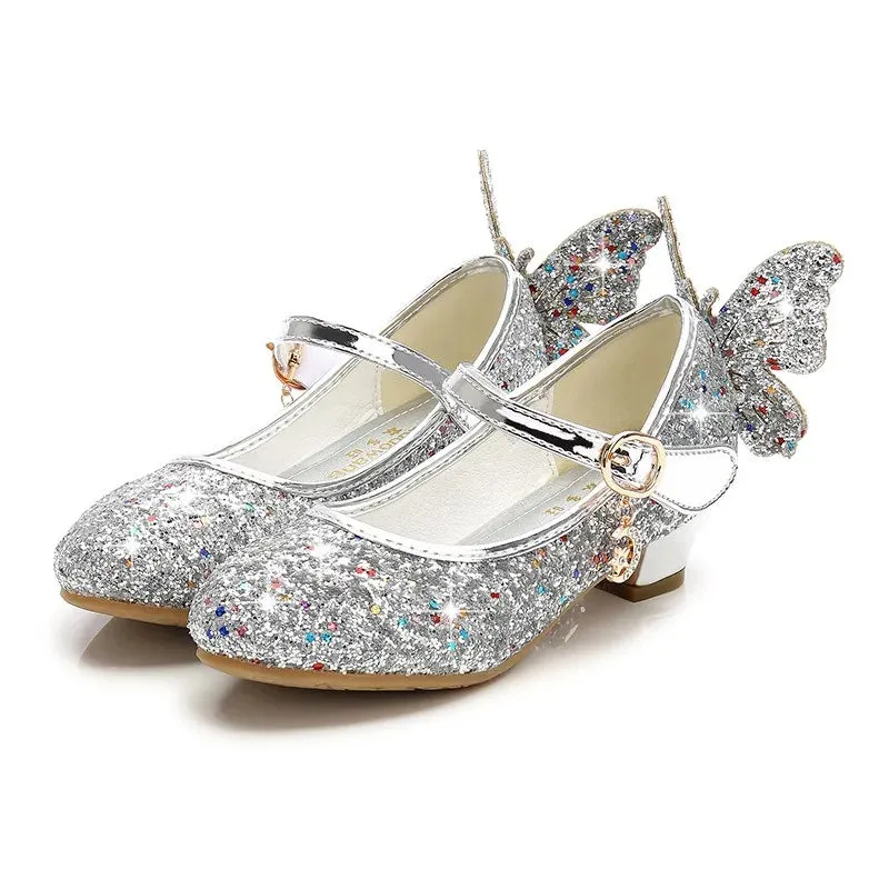 Magical Glittery Butterfly Girls Shoes