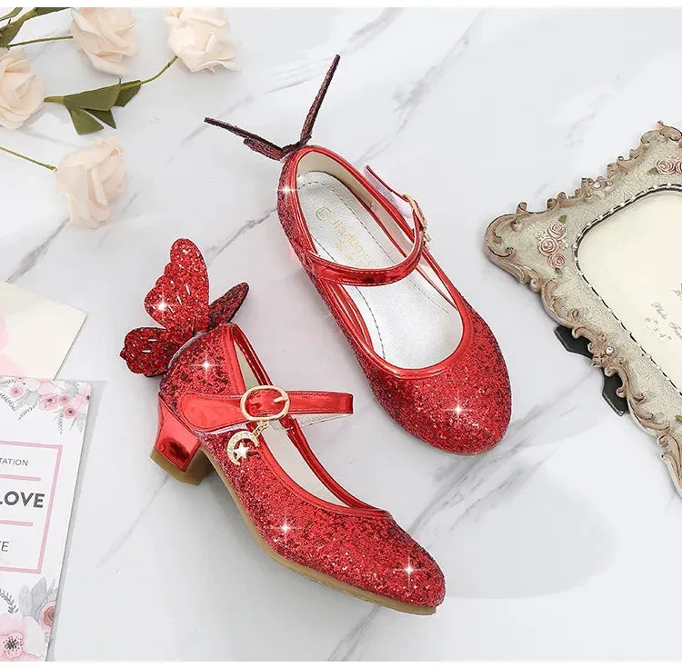 Magical Glittery Butterfly Girls Shoes