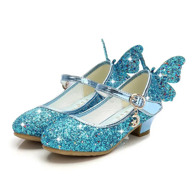 Magical Glittery Butterfly Girls Shoes