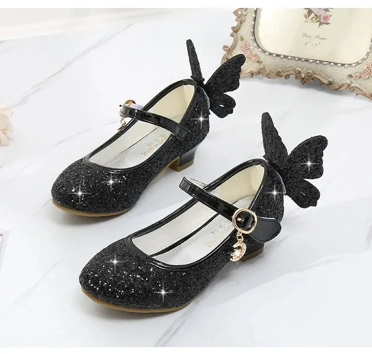 Magical Glittery Butterfly Girls Shoes