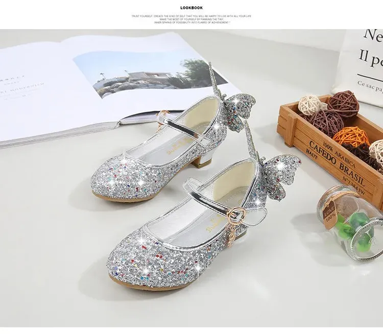 Magical Glittery Butterfly Girls Shoes