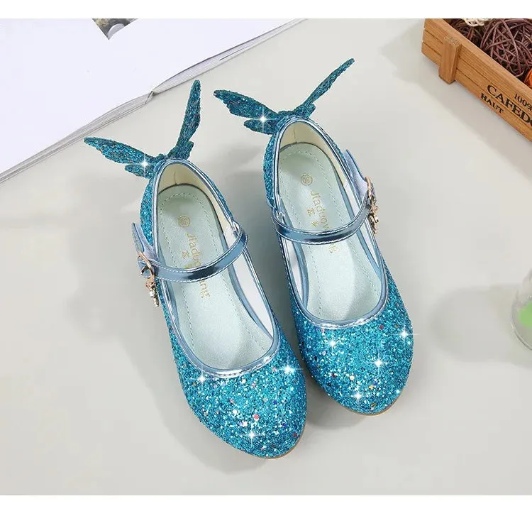 Magical Glittery Butterfly Girls Shoes