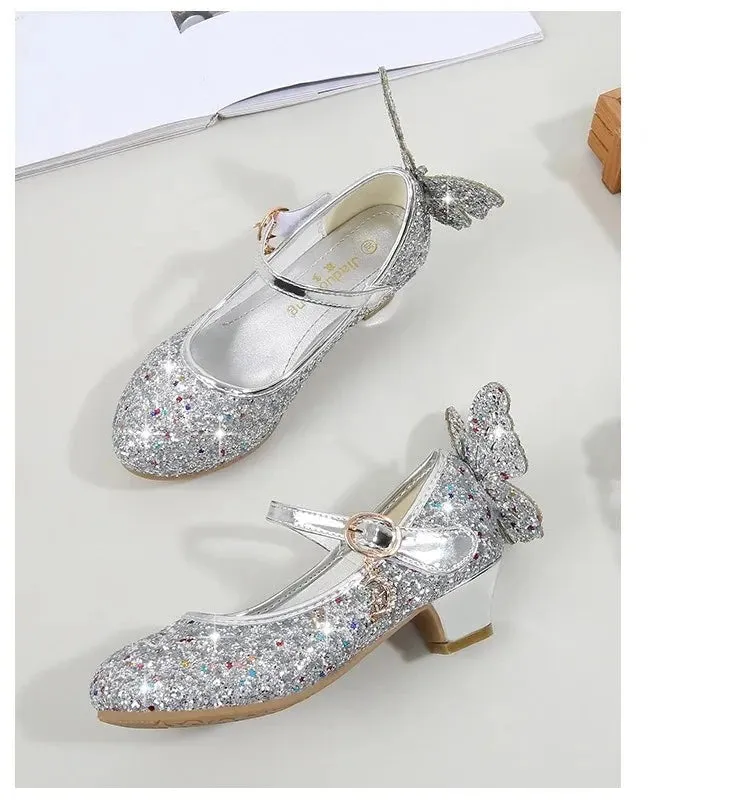 Magical Glittery Butterfly Girls Shoes