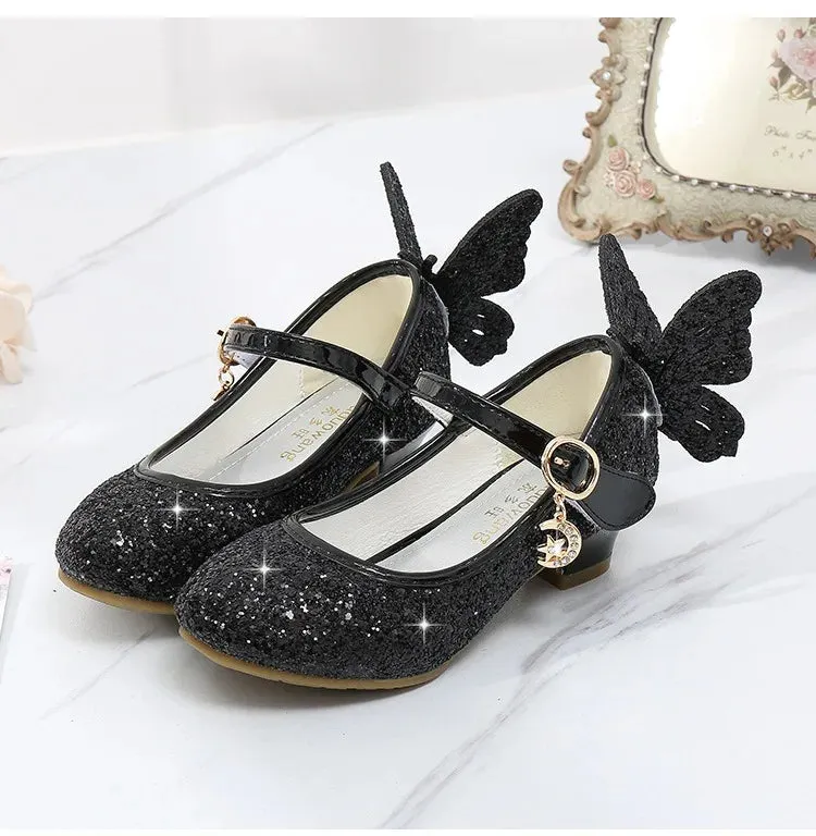 Magical Glittery Butterfly Girls Shoes