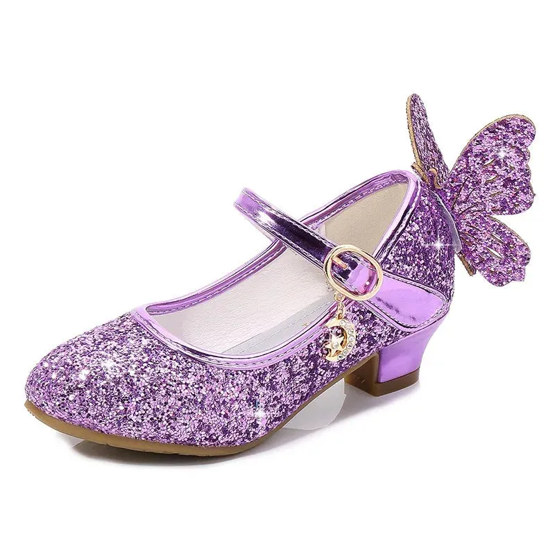 Magical Glittery Butterfly Girls Shoes