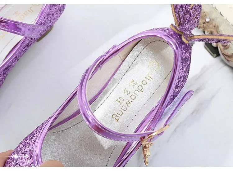 Magical Glittery Butterfly Girls Shoes