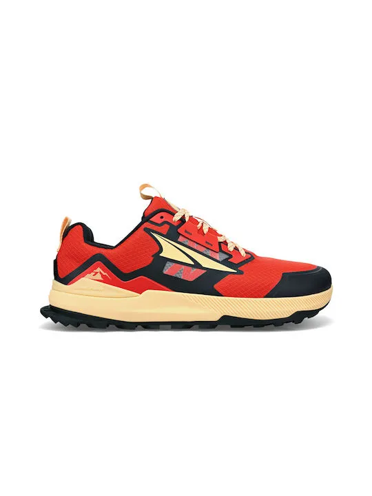 Men's Altra Lone Peak 7, Red/Orange, 10 D Medium