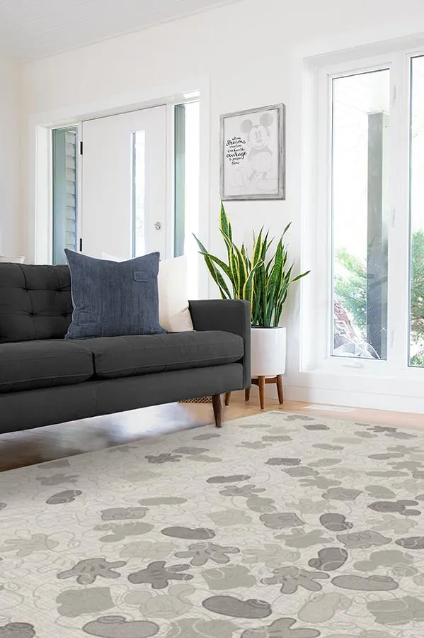 Mickey All Over Natural Rug