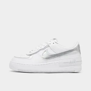 Nike Air Force 1 Shadow sneakers, white/gray