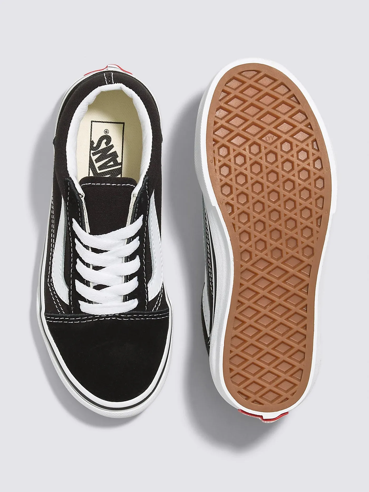 Old Skool Black/True White Shoes (Kids)