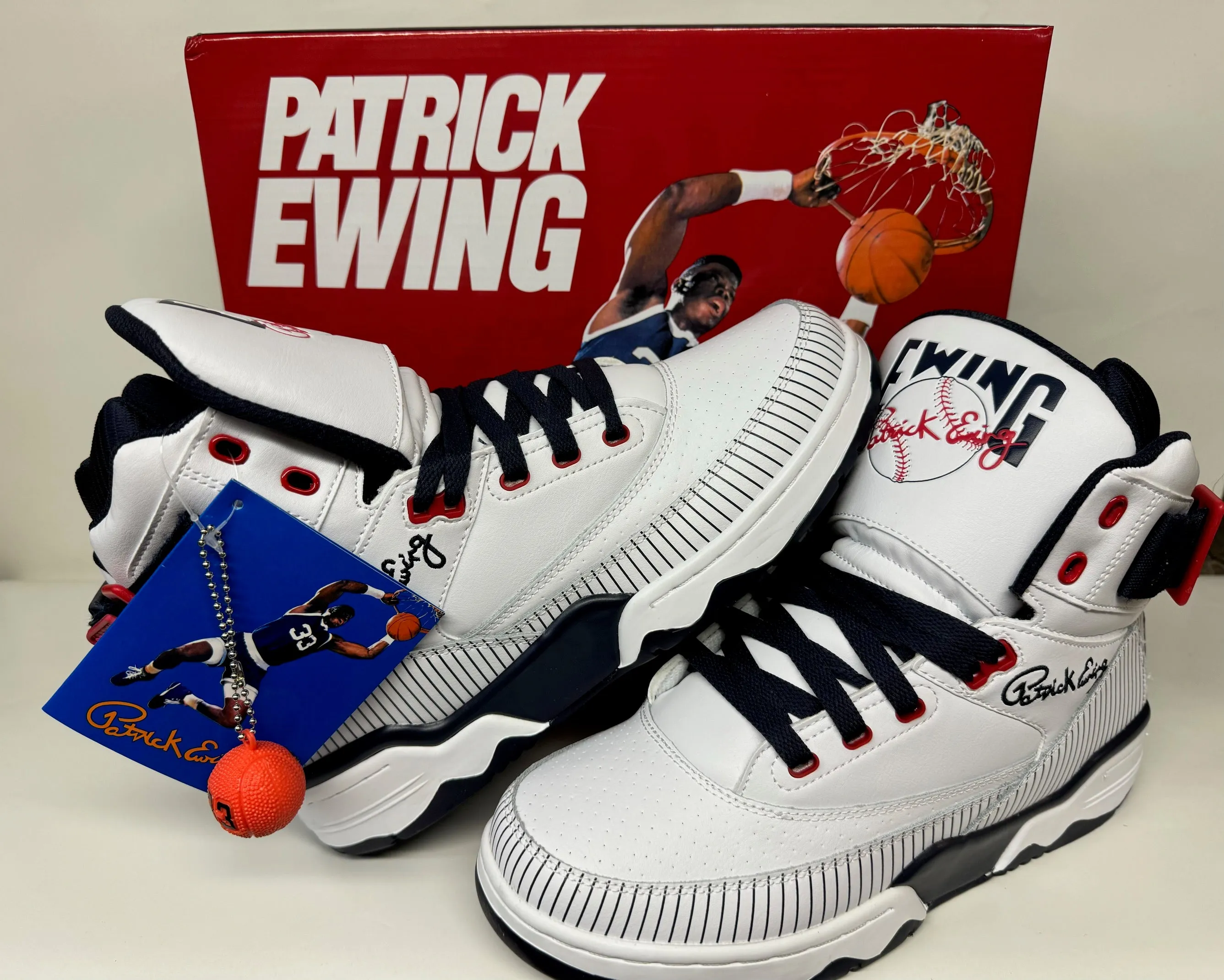 PATRICK EWING ATHLETICS 33 HI x BRONX White/Navy/Red