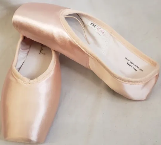 Posie -- F.R. Duval Pointe Shoe -- Pink Satin