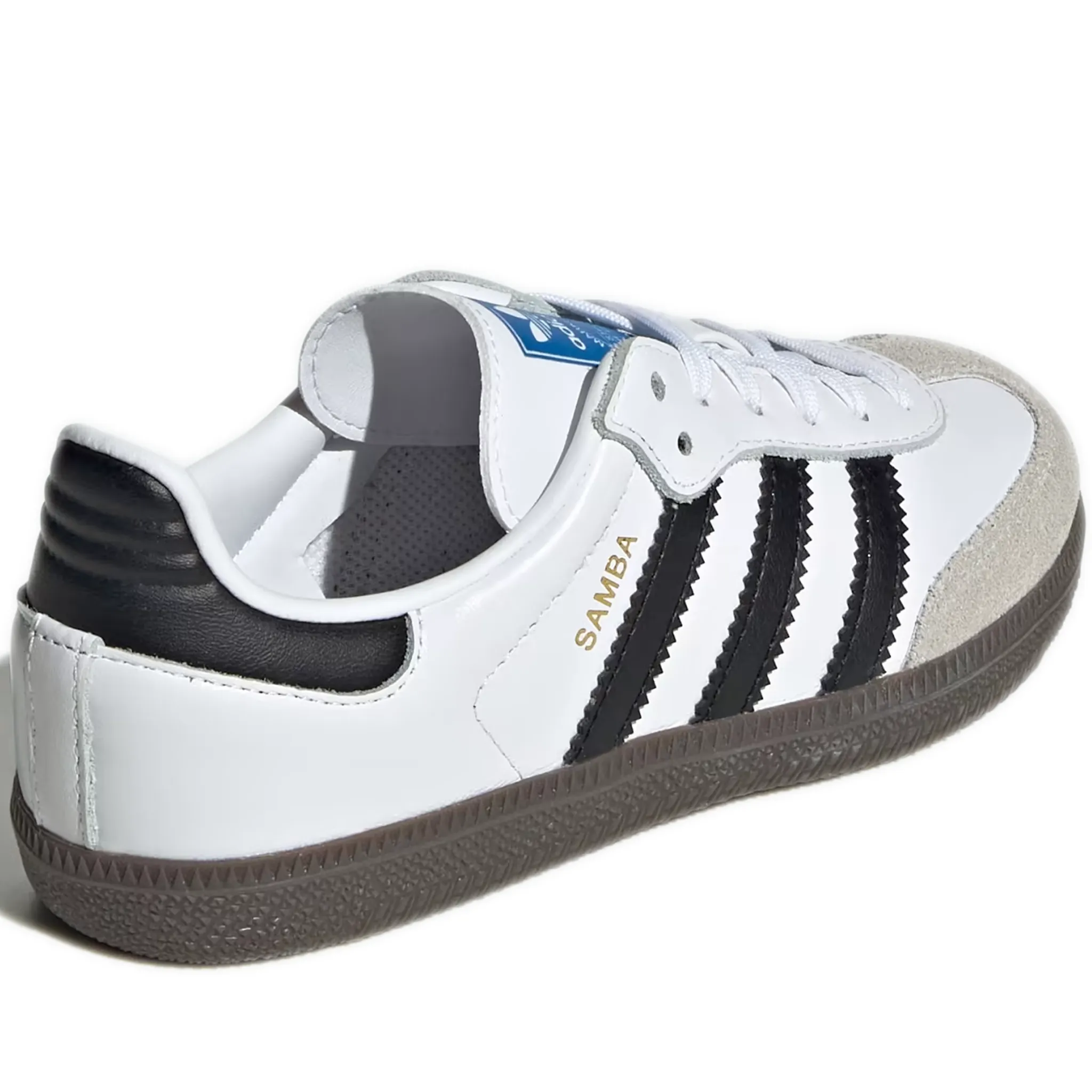 Pre School Adidas Samba OG Shoes - Cloud White / Core Black / Clear Granite