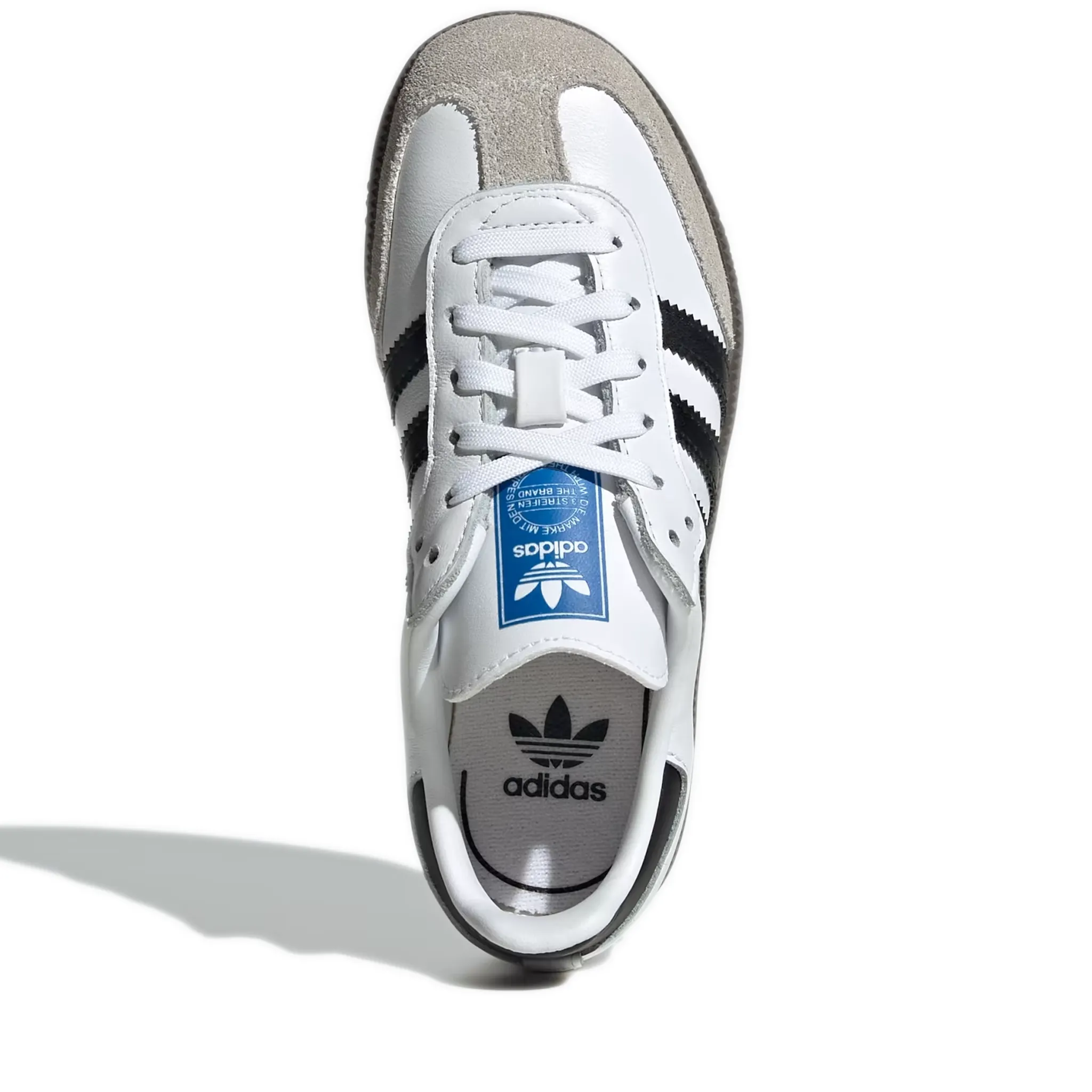 Pre School Adidas Samba OG Shoes - Cloud White / Core Black / Clear Granite