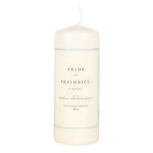 Pride and Prejudice Pillar Candle