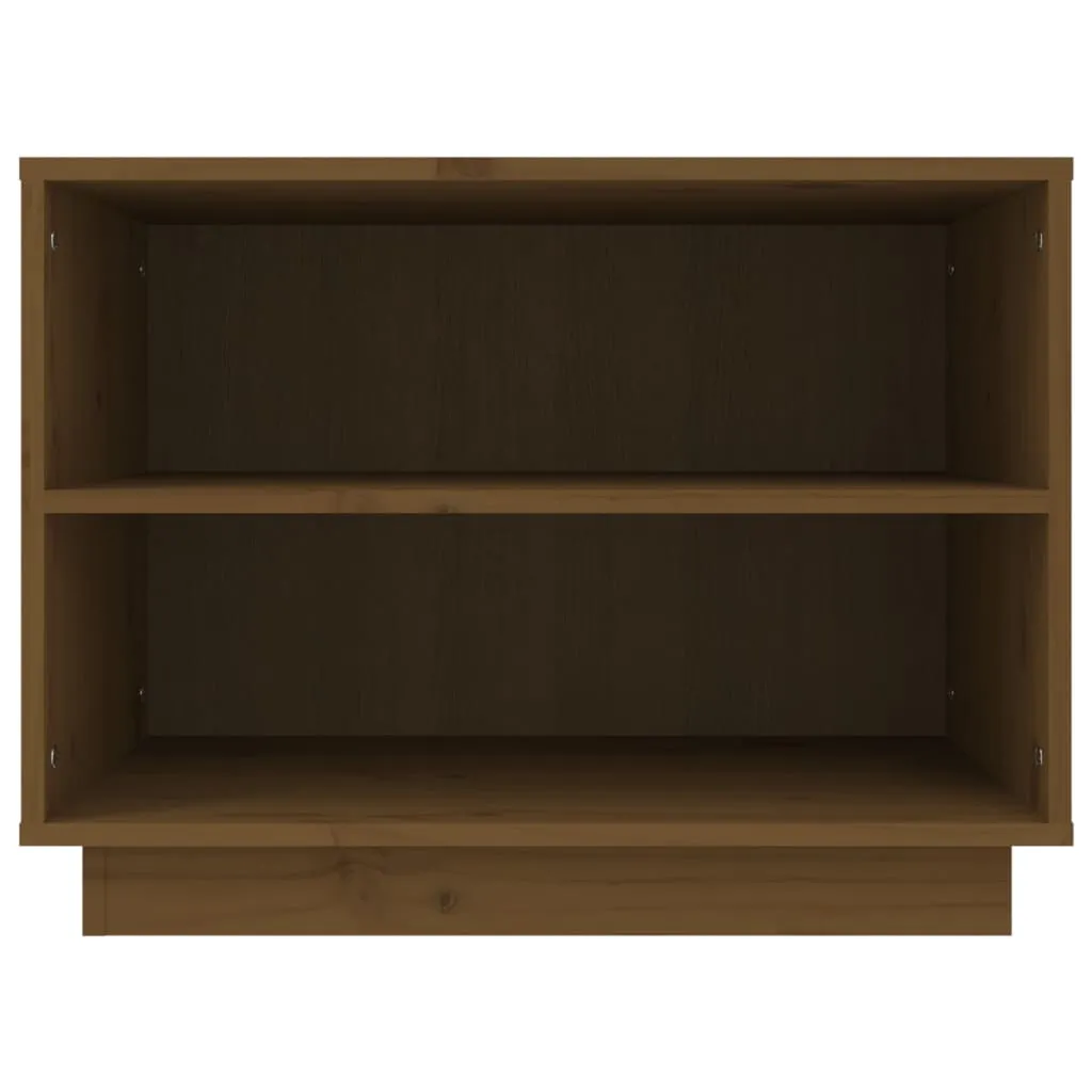 Shoe Cabinet Honey Brown 60x34x45 cm Solid Wood Pine