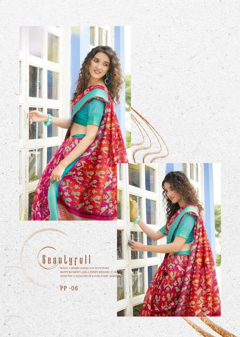 Shreyans Fashion Launched Ponnai Pattu Crystal Weaving Casual Wear Sarees