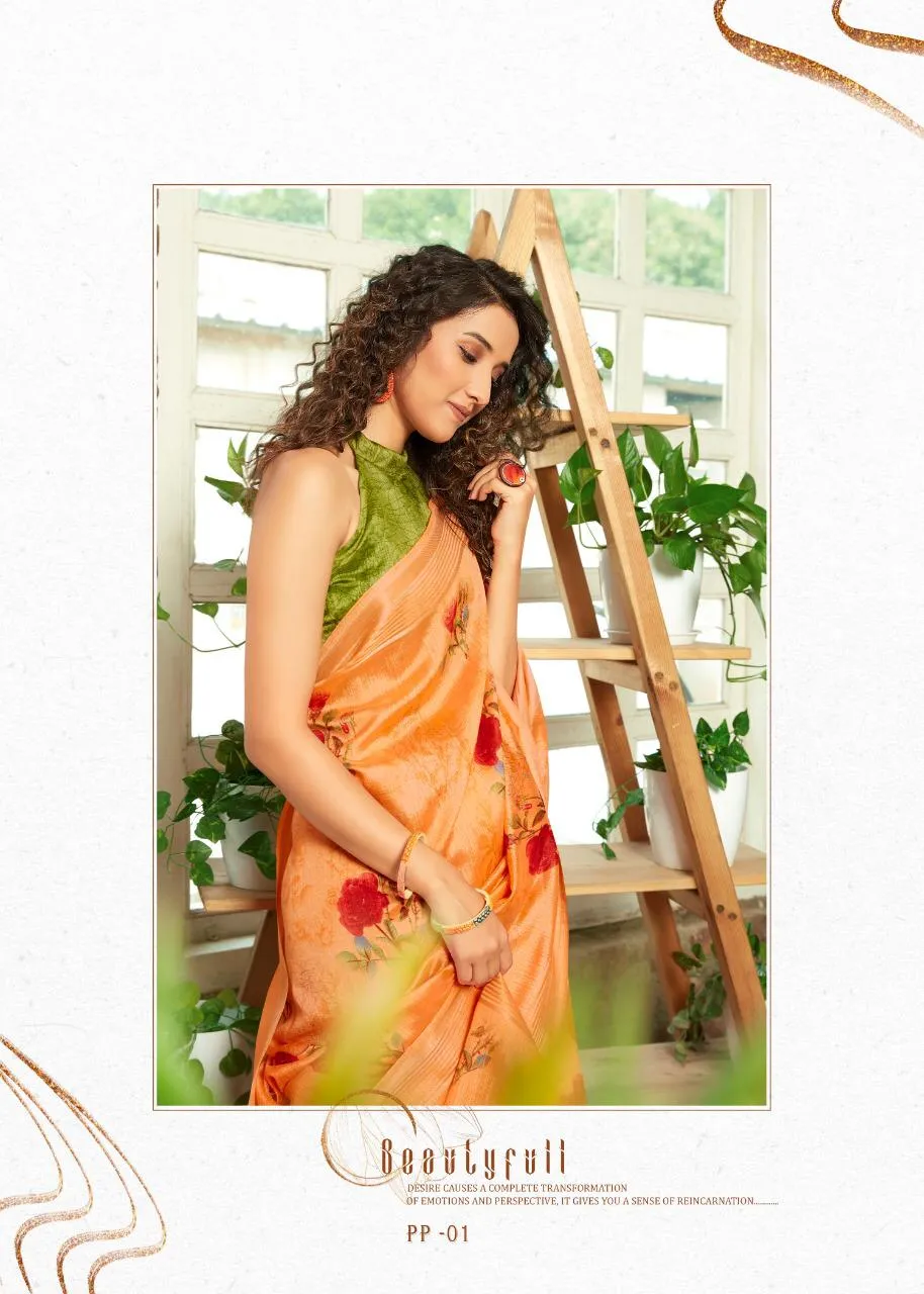 Shreyans Fashion Launched Ponnai Pattu Crystal Weaving Casual Wear Sarees