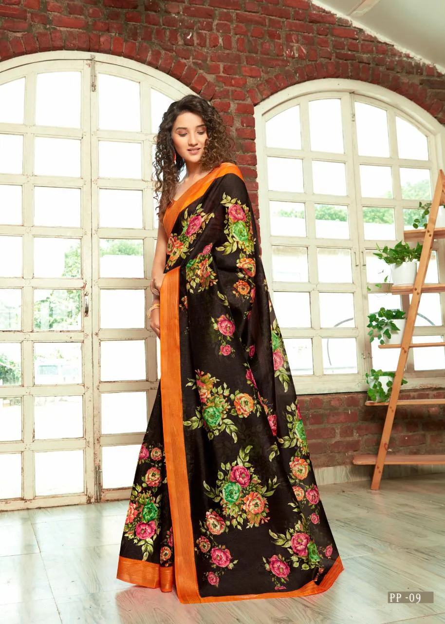 Shreyans Fashion Launched Ponnai Pattu Crystal Weaving Casual Wear Sarees