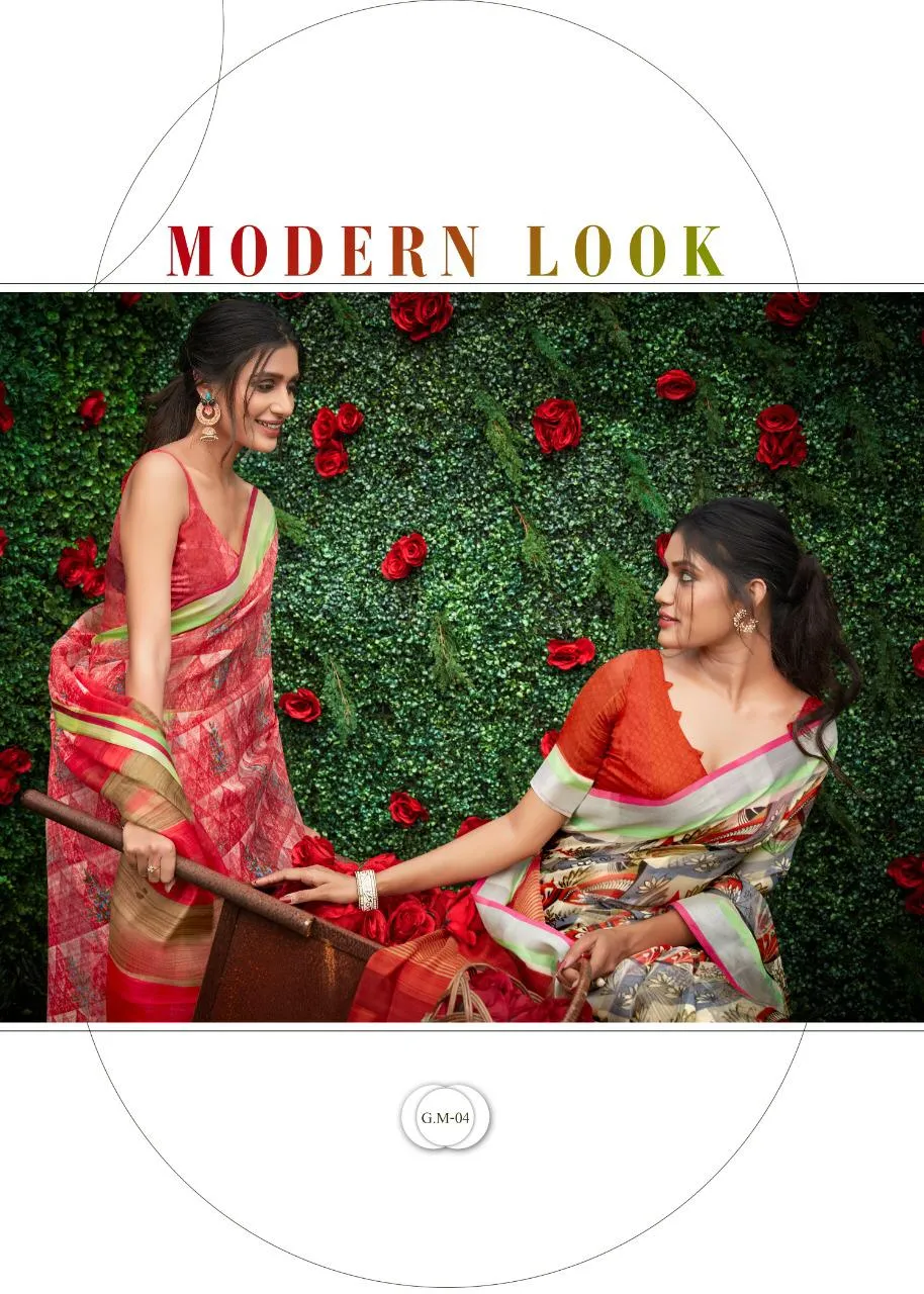Shreyans Fashion Presents Geneus Multy Pattu Cotton Casual Wear Sarees